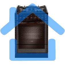 Плита комбинированная Gefest 6502-03 0030 коричневый, конфорок 4 газовых, духовка 55 л, 60 см x 85 см x 60 см