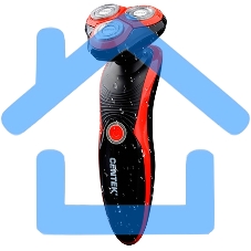 Электробритва Centek CT-2168 (красный) ротор 3D, влажное бритье, 3 плав.головки, 2-ные лезвия, до 50 мин раб