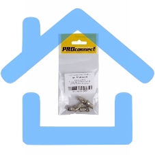 Разъем антенный на кабель Proconnect, штекер F для кабеля RG-6, (5шт.) (пакет) Разъем антенный на кабель Proconnect, штекер F для кабеля RG-6, (5шт.) (пакет)