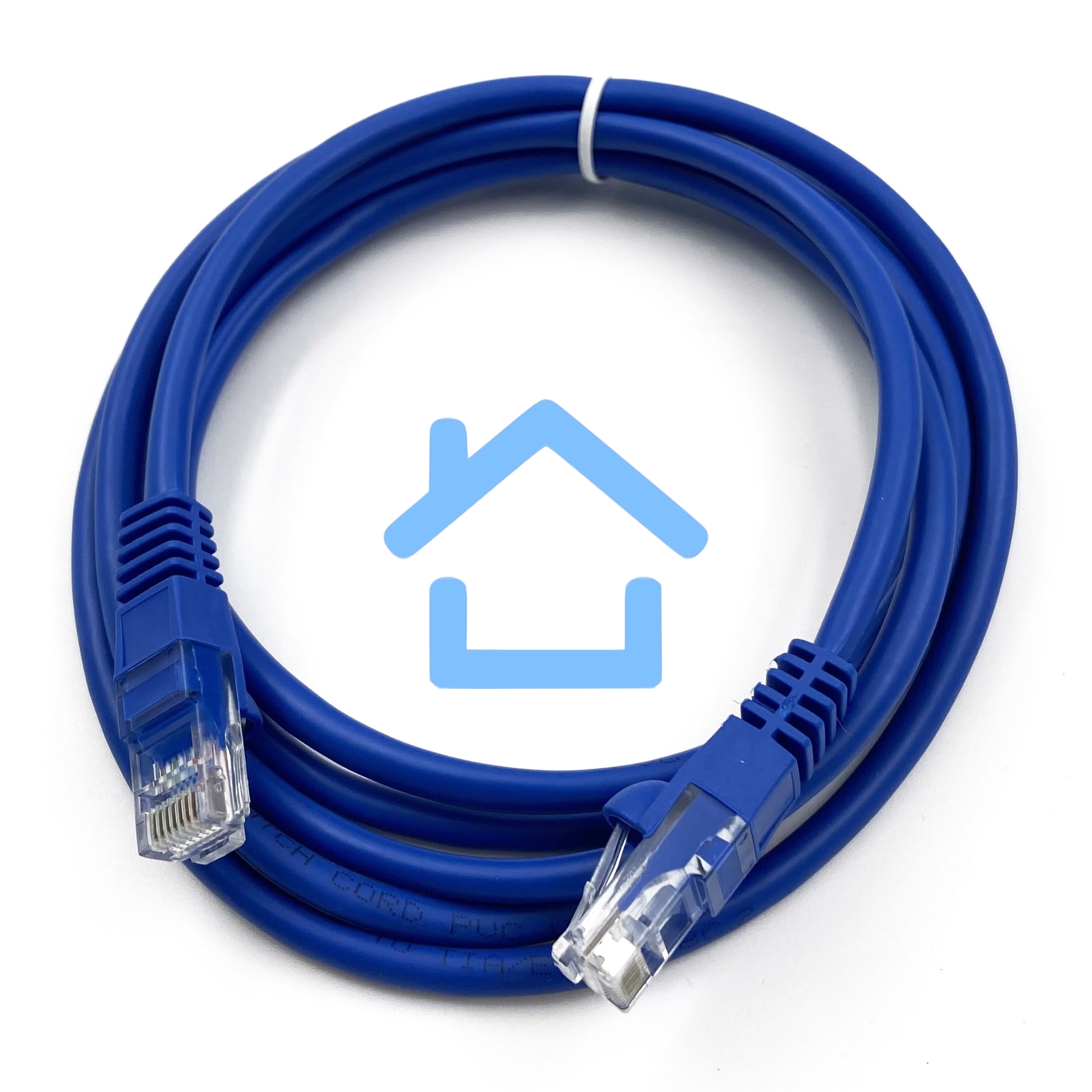 Патч-корд Buro UTP cat5E 2м синий RJ-45 (m)-RJ-45 (m)