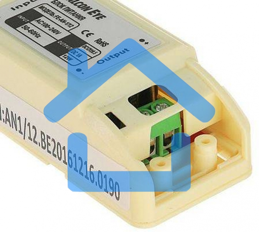Блок питания Falcon Eye FE-AN-1/12 Входное напряжение 87-264V, Выходное 12V, Номинальный ток 1A
