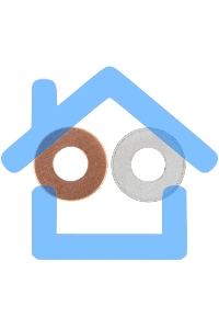 Шайба алюмомедная ШАМ 24/11 (в упак. 10 шт.) Rexant