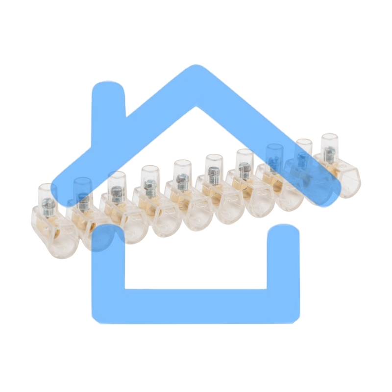 Концевой зажим винтовой изолированный КЗВИ 4 мм (10х1) (10 шт./уп.)Rexant
