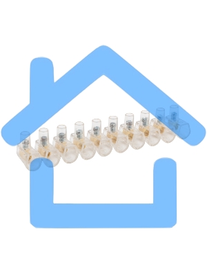 Концевой зажим винтовой изолированный КЗВИ 4 мм (10х1) (10 шт./уп.)Rexant