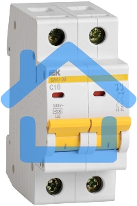 Выключатель автоматический модульный 2п C 32А 4.5кА ВА47-29 ИЭК MVA20-2-032-C