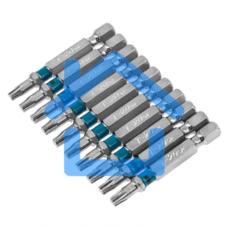 Набор бит TORX 20х50, сталь S2, 10 шт. Gross