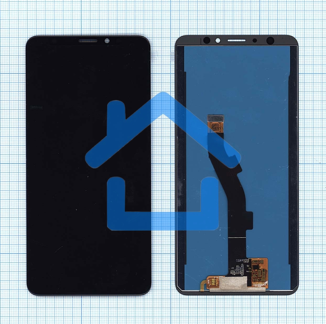 Дисплей для Meizu M8 / V8 PRO, черный