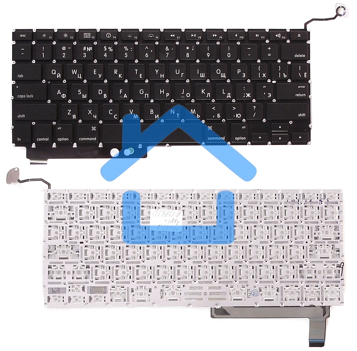 Клавиатура для ноутбука MacBook A1286 с SD плоский ENTER