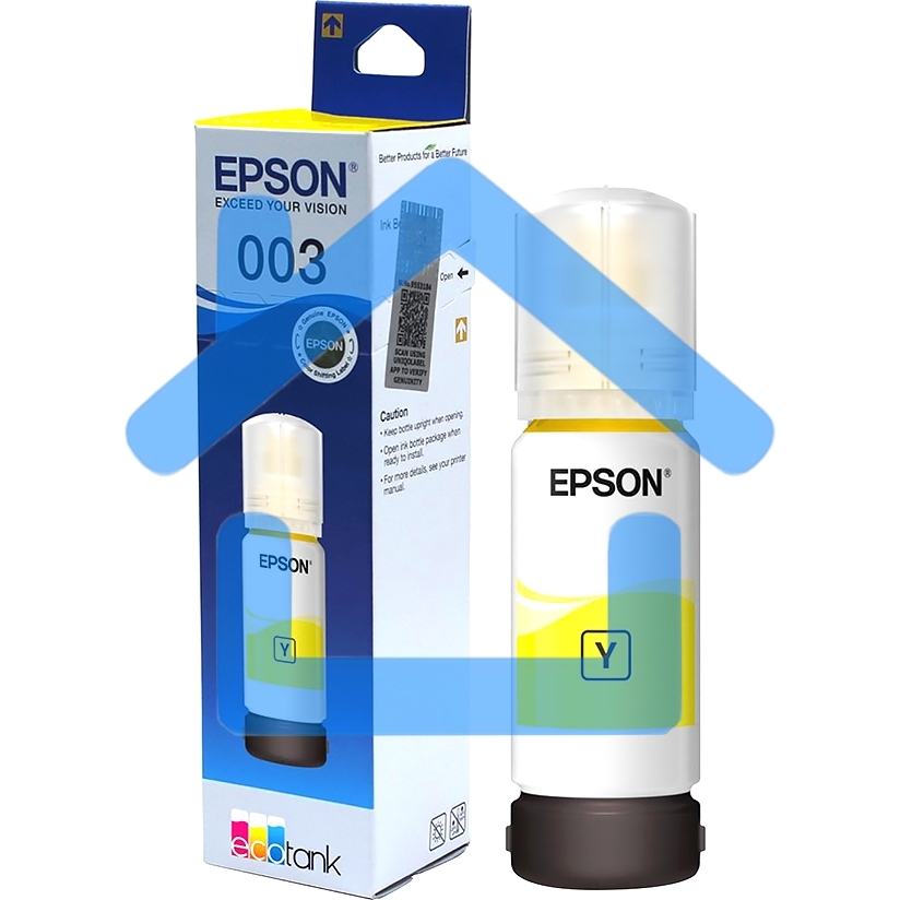 Чернила EPSON C13T00V498 желтый (65 мл) для L11050, L1110, L1210, L3101, L3110, L3156, L3210, L3215, L3216, L3250, L3256, L3258, L3260, L3550, L3556, L5290