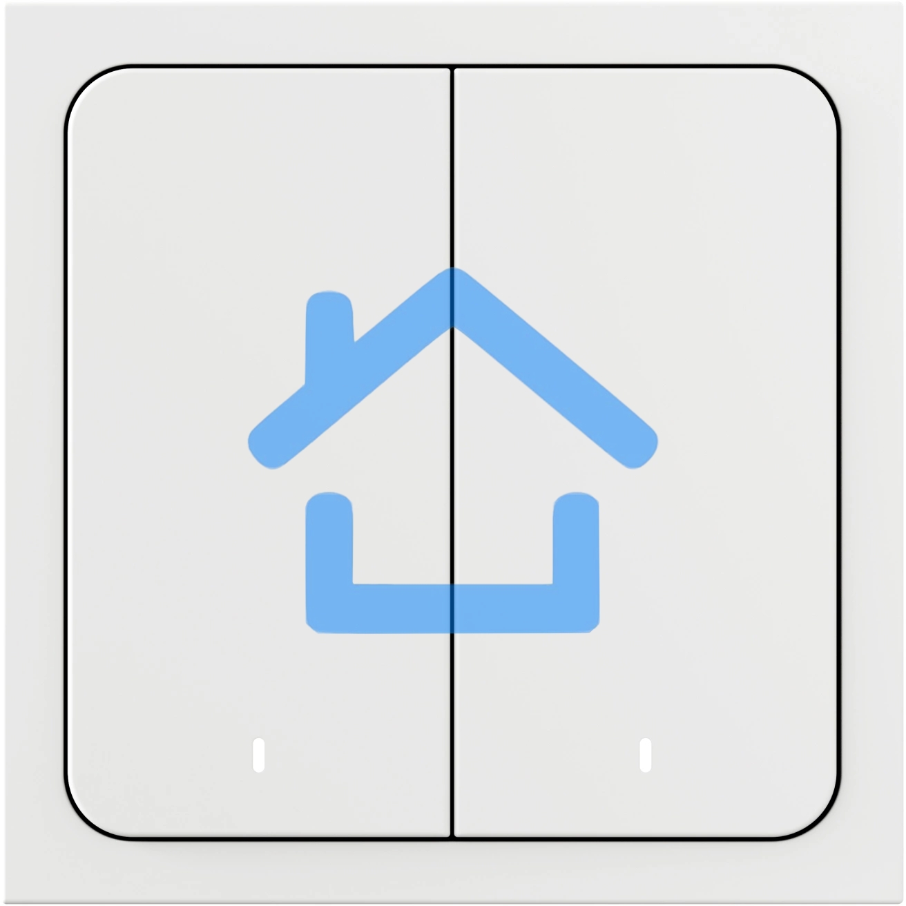 Умный выключатель Яндекс, 2 клавиши, Zigbee
