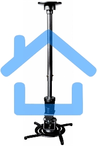 Кронштейн для проектора Cactus CS-VM-PR01L-BK черный макс.10кг настенный и потолочный поворот и наклон