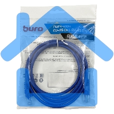 Патч-корд Buro UTP cat5E 2м синий RJ-45 (m)-RJ-45 (m)