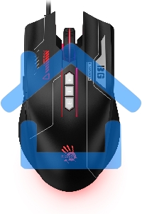 Комплект клавиатура + мышь A4Tech Bloody B1700 клав:черный мышь:черный USB LED (B1700 ( B140N +ES7 + BP-50M))