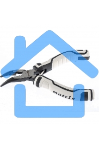 Длинногубцы Matrix Mini, 125 мм изогнутые, авторазжим, PRO