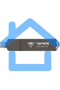 Внешний SSD Patriot Viper, 2TB, USB 3.2 Gen 2 Type-A/Type-C, R/W 1000/1000, черный