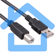 Кабель ExeGate EX138939RUS Кабель USB 2.0 A-->B 1.8м ExeGate