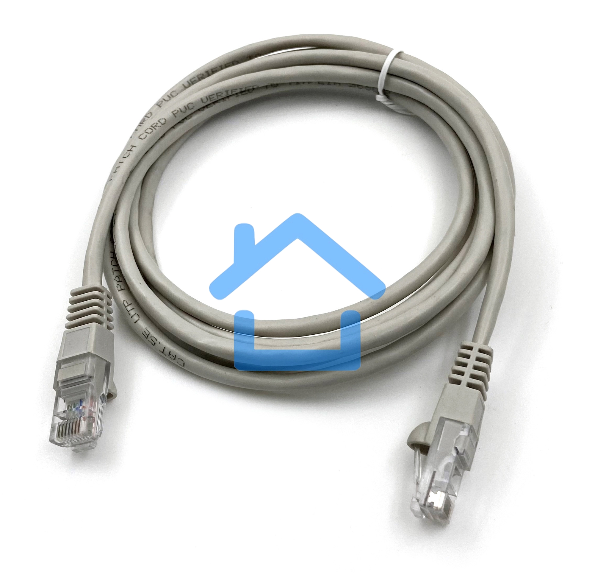Патч-корд Buro UTP cat5E 2м серый RJ-45 (m)-RJ-45 (m)