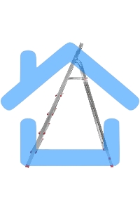 Стремянка металлическая 5 ступенек, усиленный профиль Rexant 12-5055