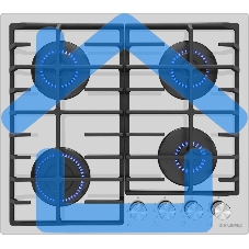 Газовая варочная панель Maunfeld EGHG.64.6CW/G