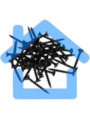 Саморез гипсокартон-дерево KRANZ 3.5х35, пакет (50 шт./уп.)