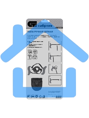 Пила ручная, цепная, 1000 мм + чехол кобура СИБРТЕХ 23041