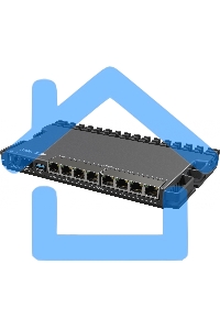 Маршрутизатор Mikrotik RB5009UPr+S+IN,7х 1G RJ45, 2.5G RJ45, 10G SFP+, 1xPoE in, 7x PoE out