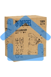 Компрессор Denzel воздушный DK1500/50,Х-PRO 1,5 кВт, 230 л/мин, 50 л 58064