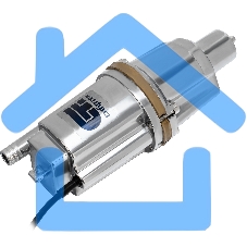 Вибрационный СИБРТЕХ насос СВН300Н-15 нижний забор 300 Вт напор 75 м 1200 л/ч кабель 15 м 99306