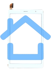 Сенсорное стекло (тачскрин) для Digma Optima 8 Z801, белое