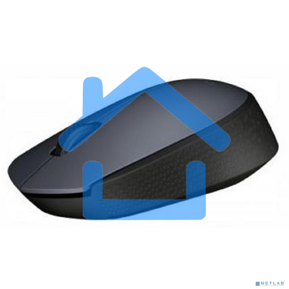 Мышь беспроводная Logitech M170 черный/темно-серый, 1000 dpi, радиоканал, USB, кнопки - 3