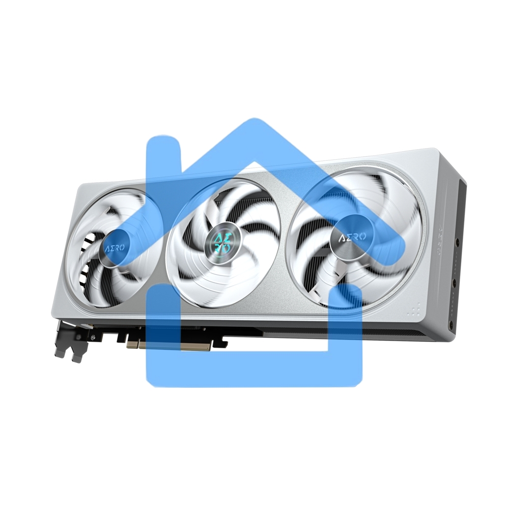 Видеокарта Gigabyte PCI-E GV-N5070AERO OC-12GD 1.0 NVIDIA GeForce RTX 5070 12Gb 192bit GDDR7 2805/28000 HDMIx1 DPx3 HDCP Ret