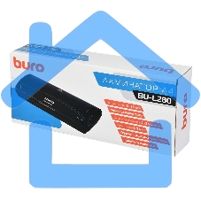 Ламинатор Buro BU-L280 (OL280) A4 (80-125мкм) 25см/мин (2вал.) хол.лам. лам.фото