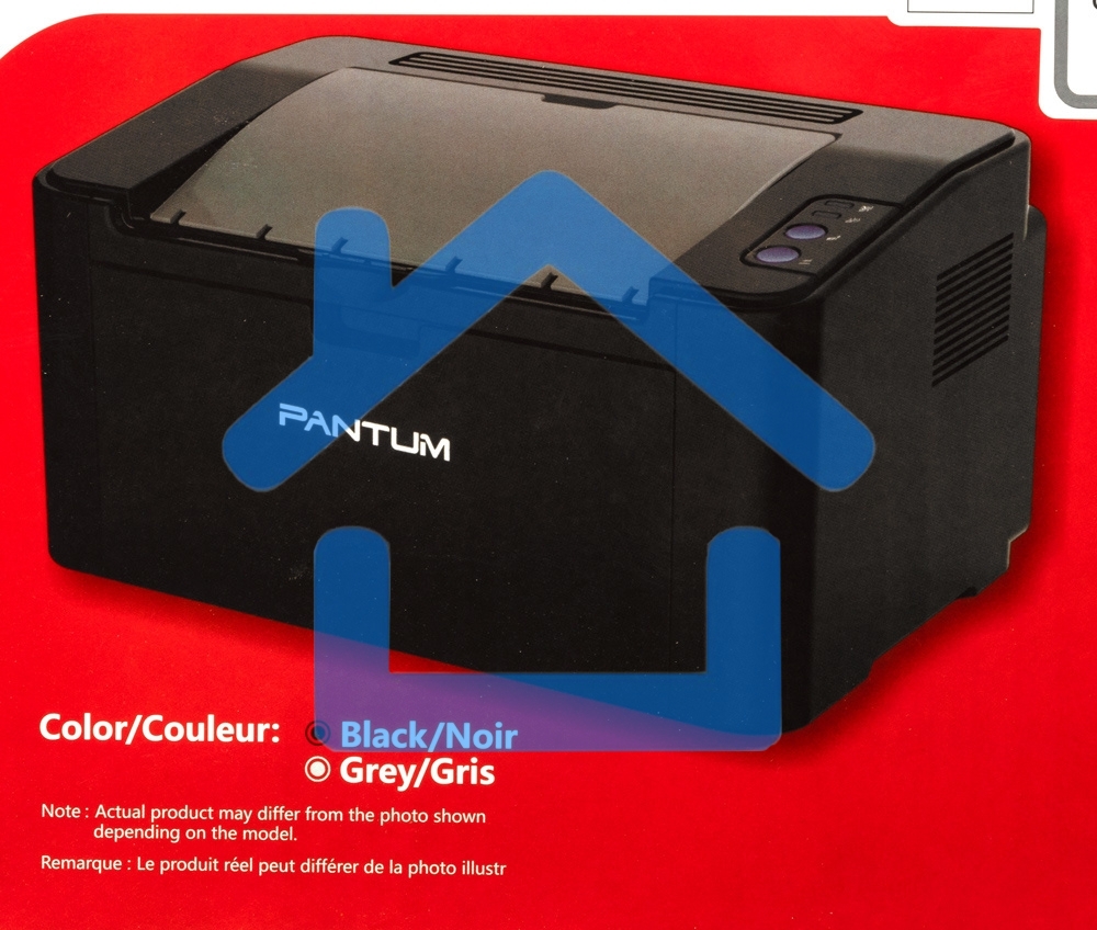 Принтер лазерный Pantum P2500, А4, ч/б, печ. до 22 стр/мин, 1200x1200 dpi, USB