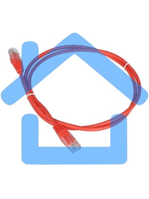 Патч-корд Lanmaster TWT UTP кат.5e, с заливными колпачками, 1.0 м, оранжевый