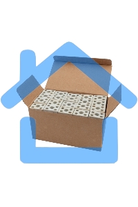 Клемма керамическая винтовая 4 мм² 2 пары контактов с крепежным отверстием (100 шт./уп.) Rexant