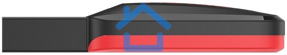 Флешка USB R/W Netac 4GB U197 NT03U197N-004G-20BK USB2.0 черный/красный