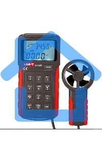 Анемометр UT361, анемометр-термометр с крыльчаткой, 2 ~ 30м/с, 0 ~ 40С