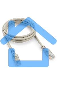 Патч-корд UTP Cablexpert кат.5e, 1.5м, литой, многожильный (серый)