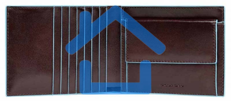 Кошелек мужской Piquadro Blue Square PU1239B2R/MO коричневый натур.кожа
