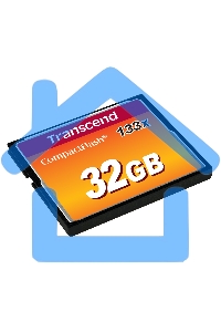 Флеш карта CF 32Gb Transcend TS32GCF133 w/o adapter