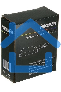 Блок питания Falcon Eye FE-AN-1/12 Входное напряжение 87-264V, Выходное 12V, Номинальный ток 1A