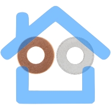 Шайба алюмомедная ШАМ 24/11 (в упак. 100 шт.) Rexant