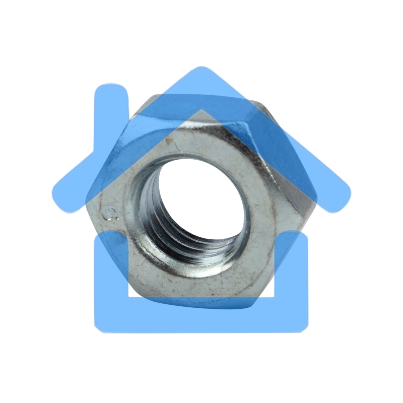 Гайка шестигранная KRANZ DIN 934, M10, короб (50 шт./уп.)