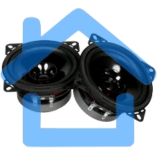 Колонки автомобильные Ural Молния АС-МЛ100 (без решетки) 100Вт 90дБ 4Ом 10см (4дюйм) (ком.:2кол.) широкополосные однополосные