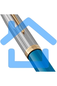 Ручка перьевая Parker 51 Premium (CW2169078) Turquoise GT F сталь нержавеющая, подарочная коробка