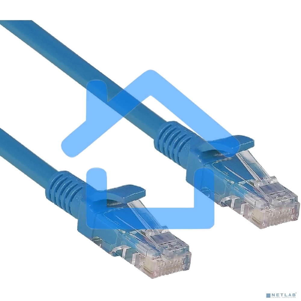 Патч-корд UTP кат. 5e,1м ExeGate синий
