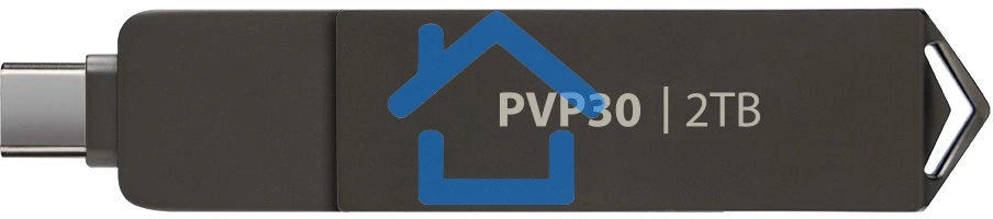 Внешний SSD Patriot Viper, 2TB, USB 3.2 Gen 2 Type-A/Type-C, R/W 1000/1000, черный