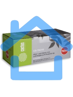 Картридж лазерный Cactus CS-TK310 черный (12000 стр.) для Kyocera Mita FS 2000/2000D/2000DN/2000DTN/3900/3900DN/3900DTN/4000