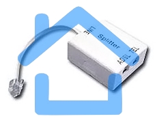 Сплиттер xDSL D-Link DSL-30CF/RS RJ-11 ADSL Annex A