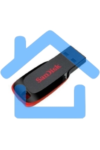 Флешка USB 128 Gb SanDisk CZ50 Cruzer Blade, USB 2.0